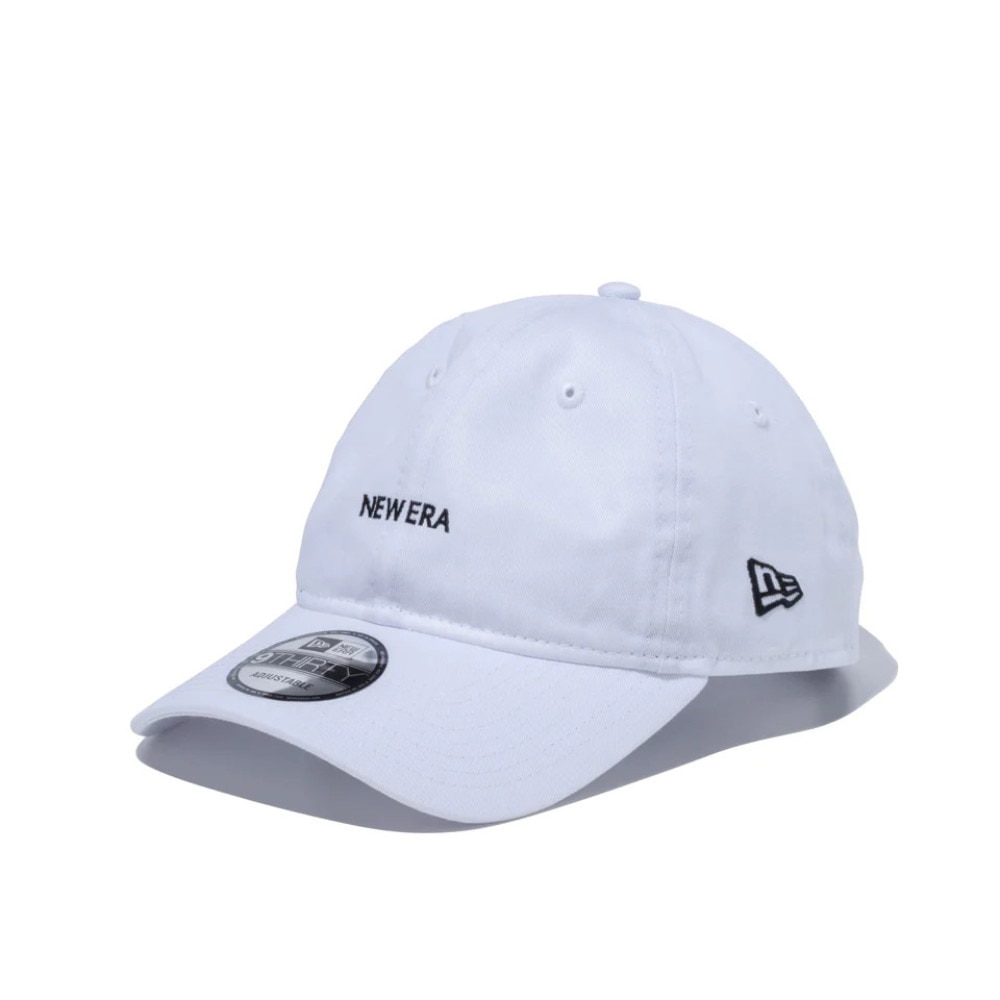 ニューエラ（NEW ERA）（メンズ）9THIRTY クロスストラップ NEW ERA ミニロゴ ホワイト × ブラック 13562159 帽子 大きいサイズ