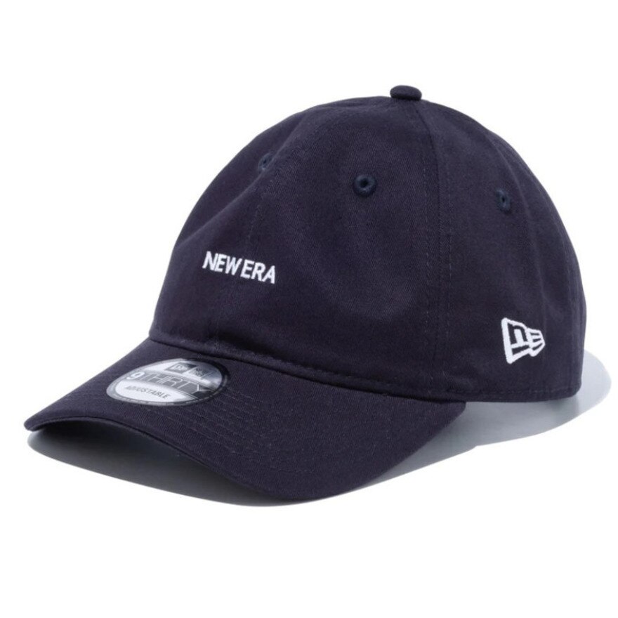 ニューエラ（NEW ERA）（メンズ）9THIRTY クロスストラップ NEW ERA ミニロゴ ネイビー × ホワイト 13562160 帽子 大きいサイズ