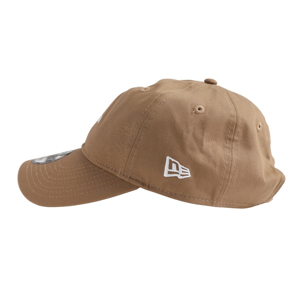 ニューエラ（NEW ERA）（メンズ）9THIRTY クロスストラップ NEW ERA ミニロゴ カーキ × ホワイト 13562161 帽子 大きいサイズ
