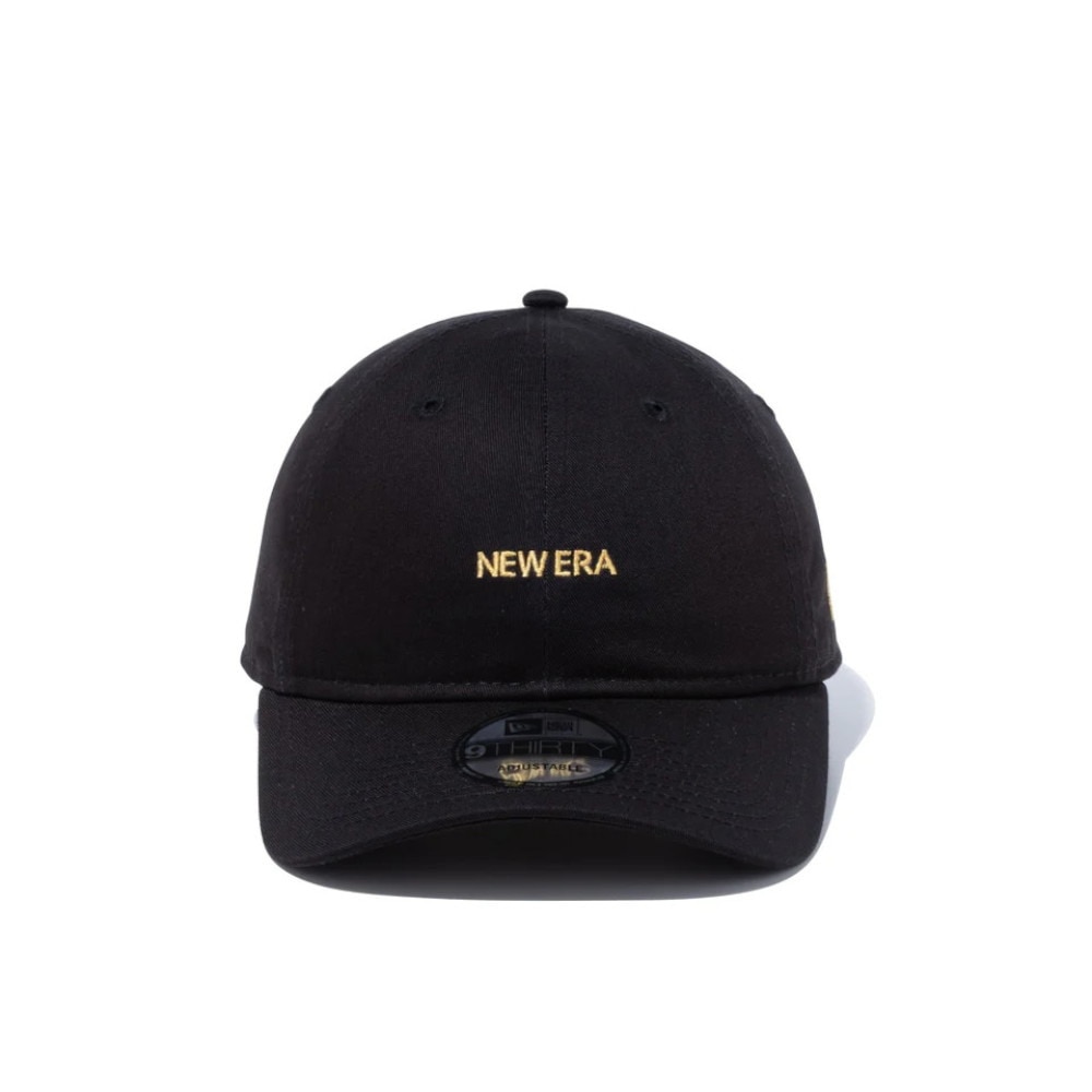 ニューエラ（NEW ERA）（メンズ）9THIRTY クロスストラップ NEW ERA ミニロゴ ブラック × ゴールド 13562163 帽子 大きいサイズ