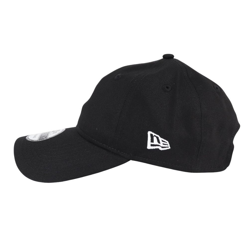 ニューエラ（NEW ERA）（メンズ）9TWENTY ロングバイザー ノンウォッシュコットン ベーシック ブラック × ホワイト 13562174 帽子