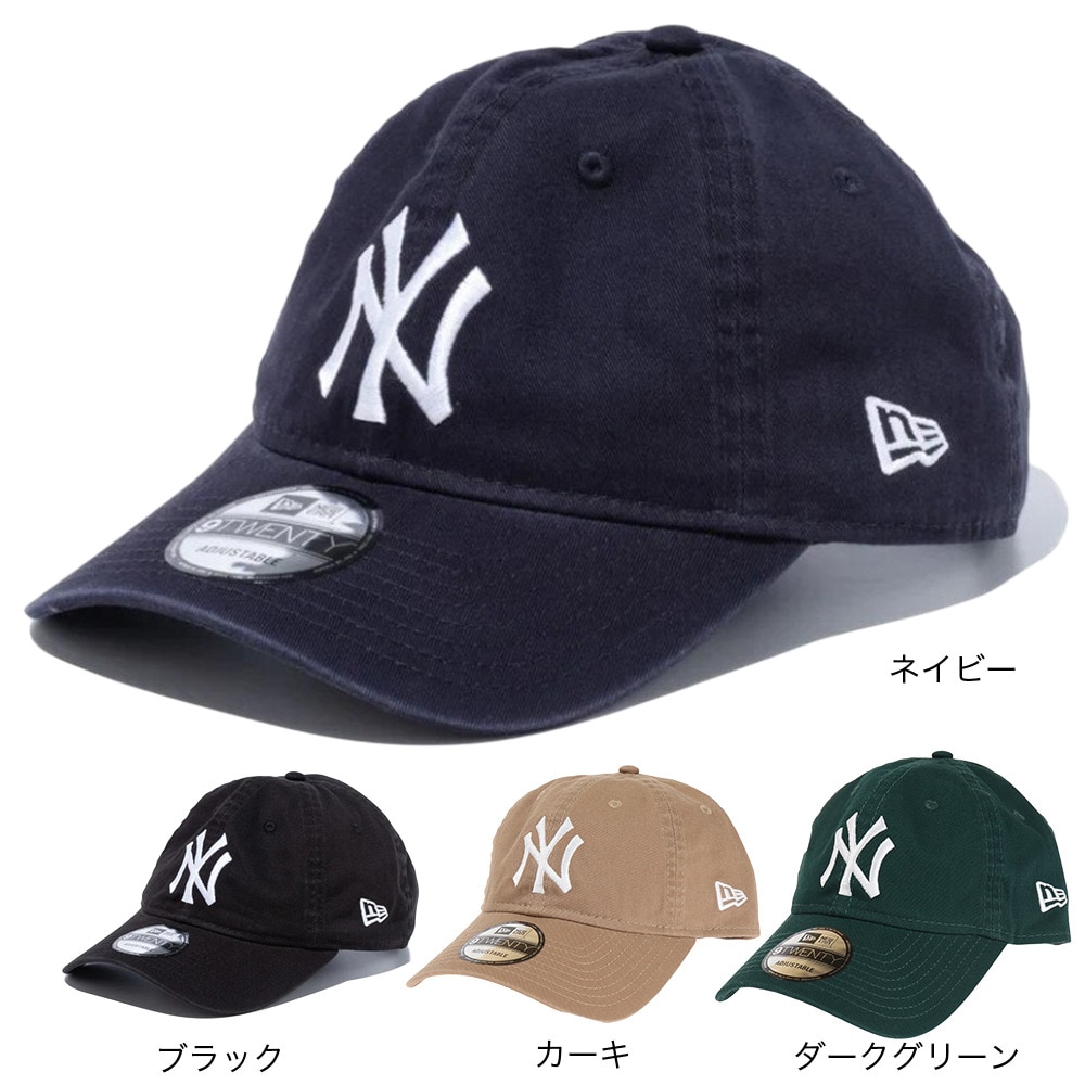 ニューエラ（NEW ERA）（メンズ、レディース）9TWENTY クロスストラップ ウォッシュドコットン ニューヨーク・ヤンキース 13562177 帽子