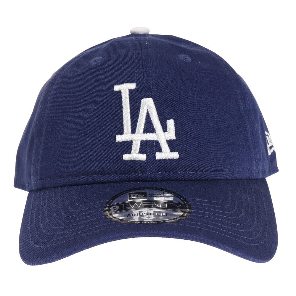 ニューエラ（NEW ERA）（メンズ、レディース）9TWENTY クロスストラップ ウォッシュドコットン ロサンゼルス・ドジャース 13562187 MLB 帽子