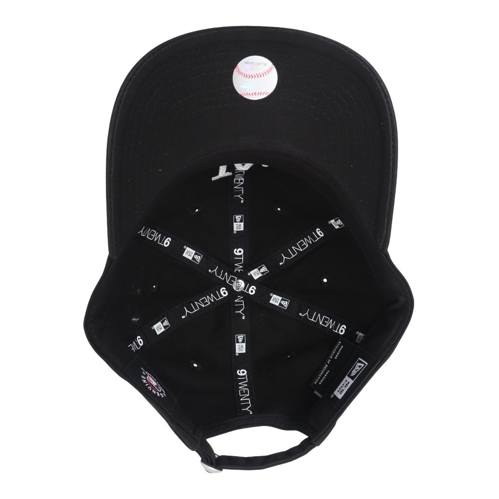 ニューエラ（NEW ERA）（メンズ）キャップ 9TWENTY クロスストラップ ウォッシュドコットン ロサンゼルス・ドジャース ブラック×ホワイト 13562188