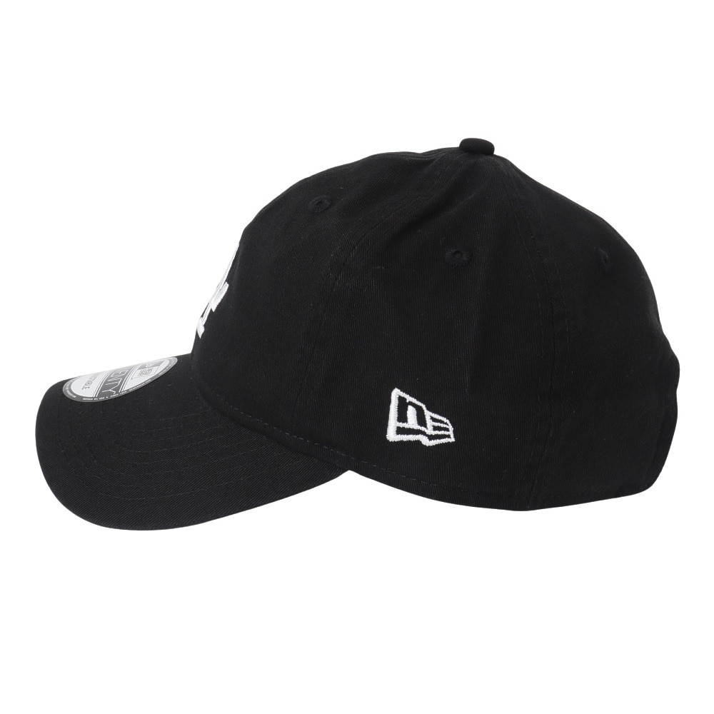 ニューエラ（NEW ERA）（メンズ）キャップ 9TWENTY クロスストラップ ウォッシュドコットン ロサンゼルス・ドジャース ブラック×ホワイト 13562188