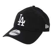 (メンズ)キャップ 9TWENTY クロスストラップ ウォッシュドコットン ロサンゼルス・ドジャース ブラック×ホワイト 13562188