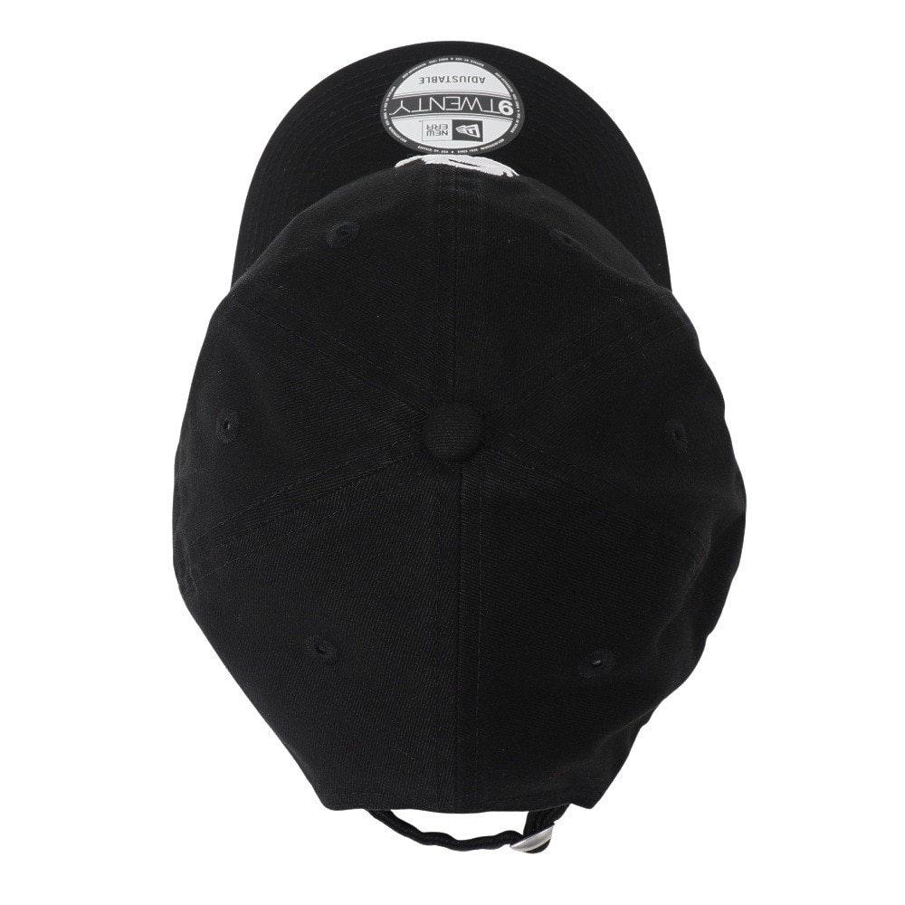 ニューエラ（NEW ERA）（メンズ）9TWENTY クロスストラップ ウォッシュドコットン シカゴ・ホワイトソックス ブラック × ホワイト 13562191 帽子 大きいサイズ