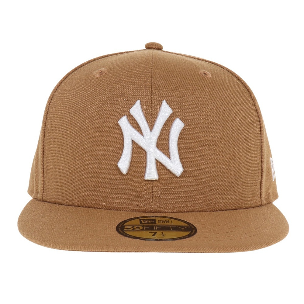 ニューエラ（NEW ERA）（メンズ）59FIFTY ニューヨーク・ヤンキース ウィート×ホワイト 13562232 MLB 帽子