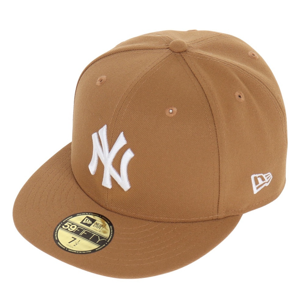ニューエラ（NEW ERA）（メンズ）59FIFTY ニューヨーク・ヤンキース ウィート×ホワイト 13562232 MLB 帽子
