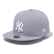 ニューエラ（NEW ERA）（メンズ）59FIFTY ニューヨーク・ヤンキース グレー×ホワイト 13562238 MLB 帽子