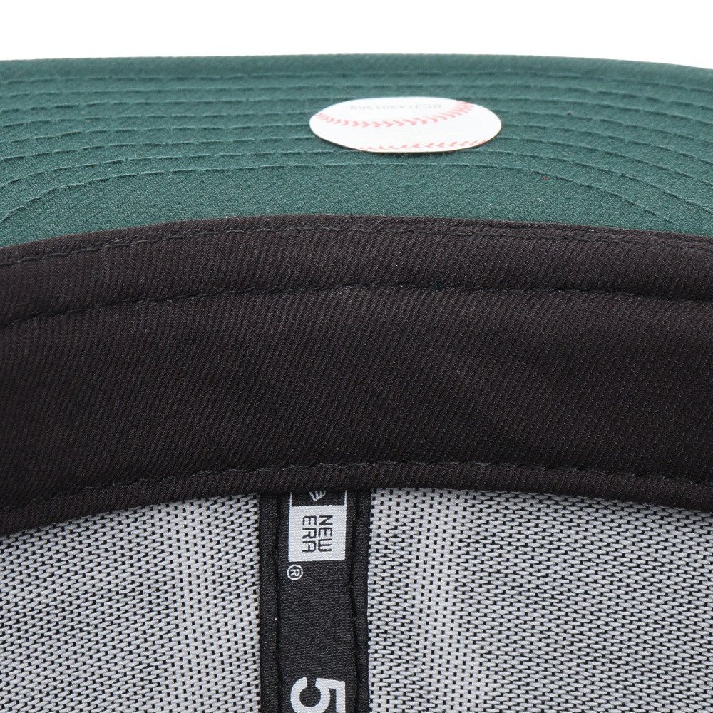 ニューエラ（NEW ERA）（メンズ）帽子 59FIFTY ニューヨーク・ヤンキース ダークグリーン×ホワイト 13562239 MLB 帽子