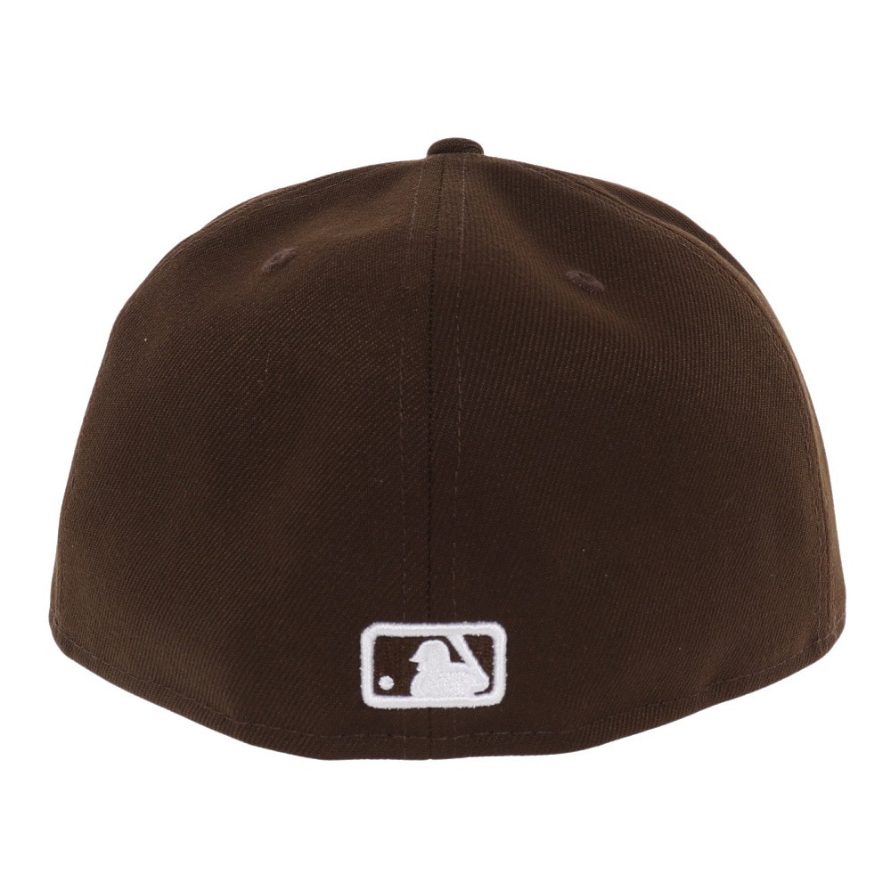 ニューエラ（NEW ERA）（メンズ）59FIFTY ニューヨーク・ヤンキース ブラウン×ホワイト 13562241 MLB 帽子