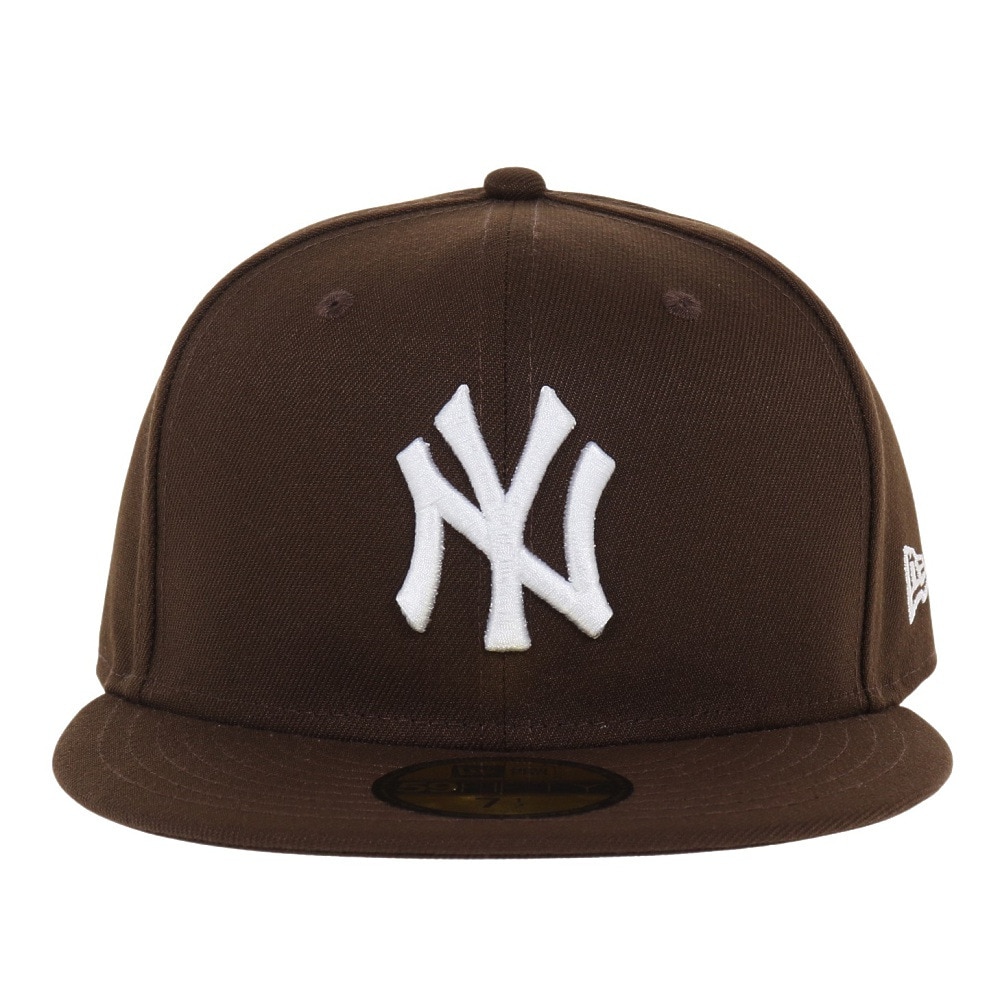 ニューエラ（NEW ERA）（メンズ）59FIFTY ニューヨーク・ヤンキース ブラウン×ホワイト 13562241 MLB 帽子