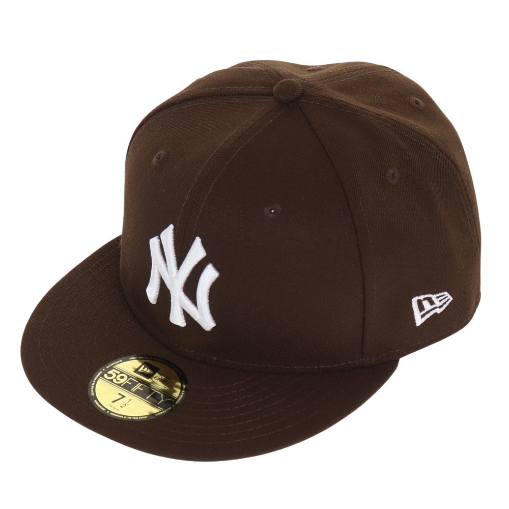 ニューエラ（NEW ERA）（メンズ）59FIFTY ニューヨーク・ヤンキース ブラウン×ホワイト 13562241 MLB