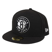 ニューエラ（NEW ERA）（メンズ）キャップ 帽子 59FIFTY ブルックリン・ネッツ ブラック × チームカラー 13562262