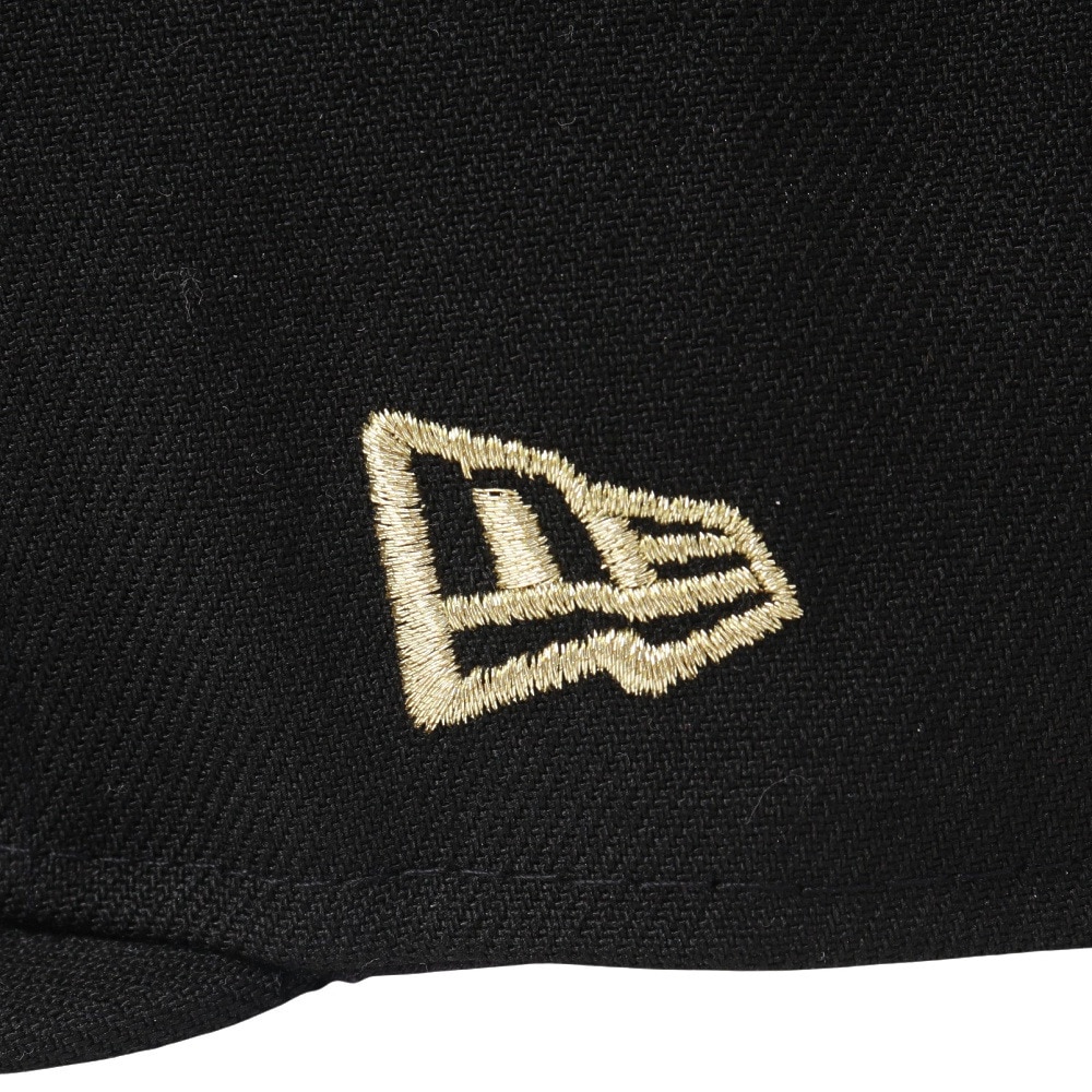 ニューエラ（NEW ERA）（メンズ、レディース）キャップ 59FIFTY ベーシック ブラック ゴールドフラッグ 13562267 帽子