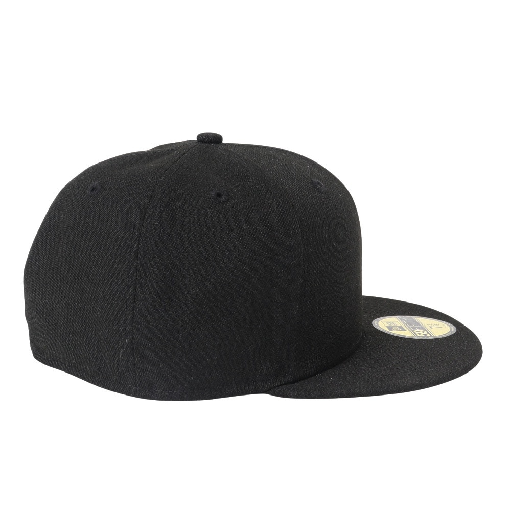 ニューエラ（NEW ERA）（メンズ、レディース）キャップ 59FIFTY ベーシック ブラック ゴールドフラッグ 13562267 帽子