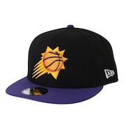 (メンズ)9FIFTY フェニックス・サンズ ブラック パープルバイザー キャンプ 13704982 帽子