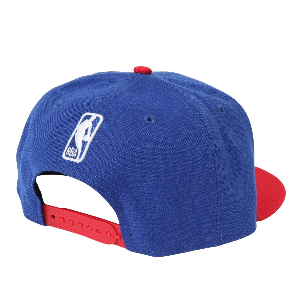 ニューエラ（NEW ERA）（メンズ、レディース）キャップ NBA BASIC 9FIFTY デトロイト・ピストンズ ブルー レッドバイザー 13704983 帽子