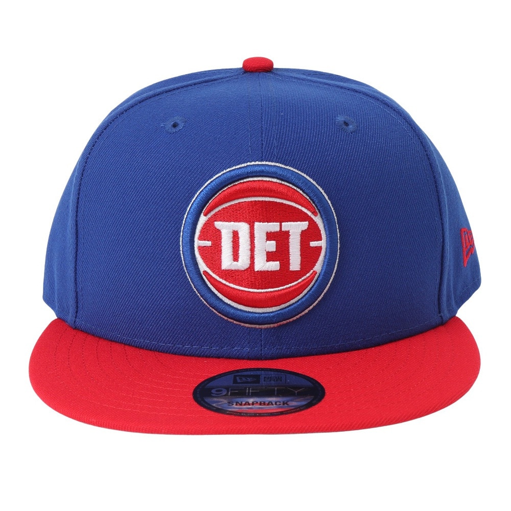 ニューエラ（NEW ERA）（メンズ、レディース）キャップ NBA BASIC 9FIFTY デトロイト・ピストンズ ブルー レッドバイザー 13704983 帽子