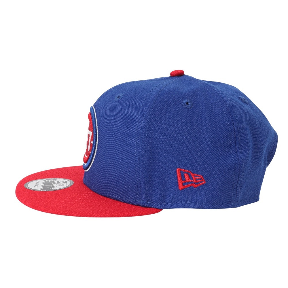 ニューエラ（NEW ERA）（メンズ、レディース）キャップ NBA BASIC 9FIFTY デトロイト・ピストンズ ブルー レッドバイザー 13704983 帽子