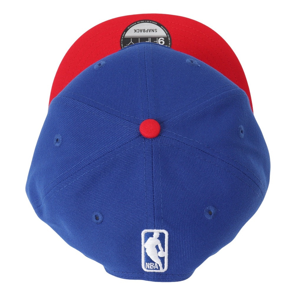 ニューエラ（NEW ERA）（メンズ、レディース）キャップ NBA BASIC 9FIFTY デトロイト・ピストンズ ブルー レッドバイザー 13704983 帽子
