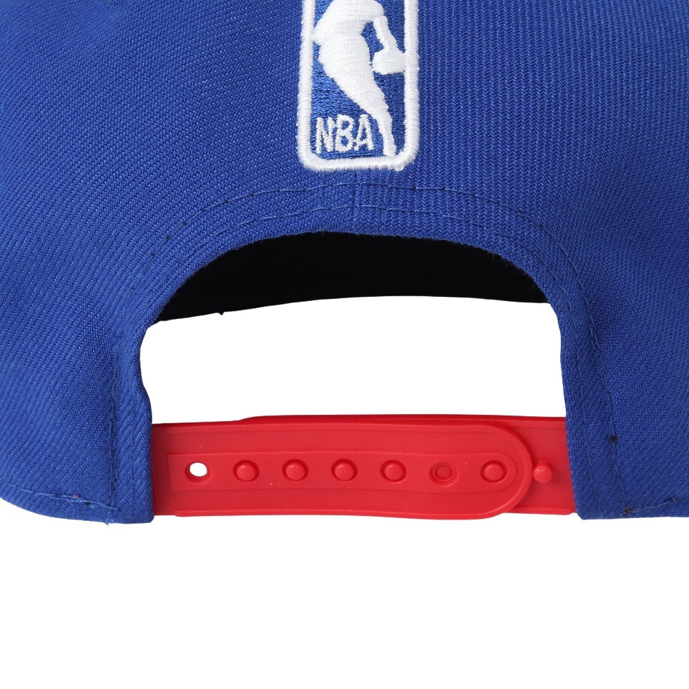ニューエラ（NEW ERA）（メンズ、レディース）キャップ NBA BASIC 9FIFTY デトロイト・ピストンズ ブルー レッドバイザー 13704983 帽子