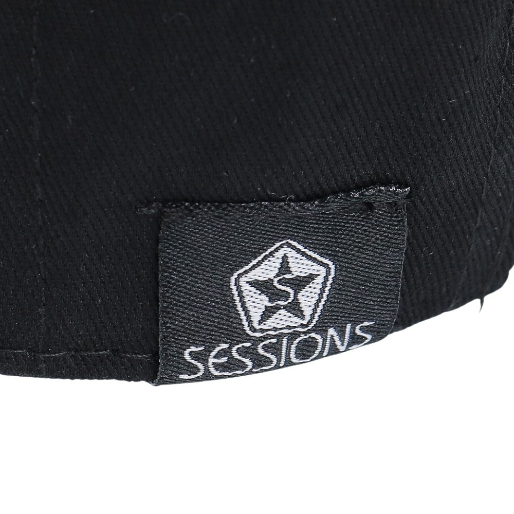 セッションズ（SESSIONS）（メンズ）PRE-CURVE キャップ 22100236 BLK 帽子