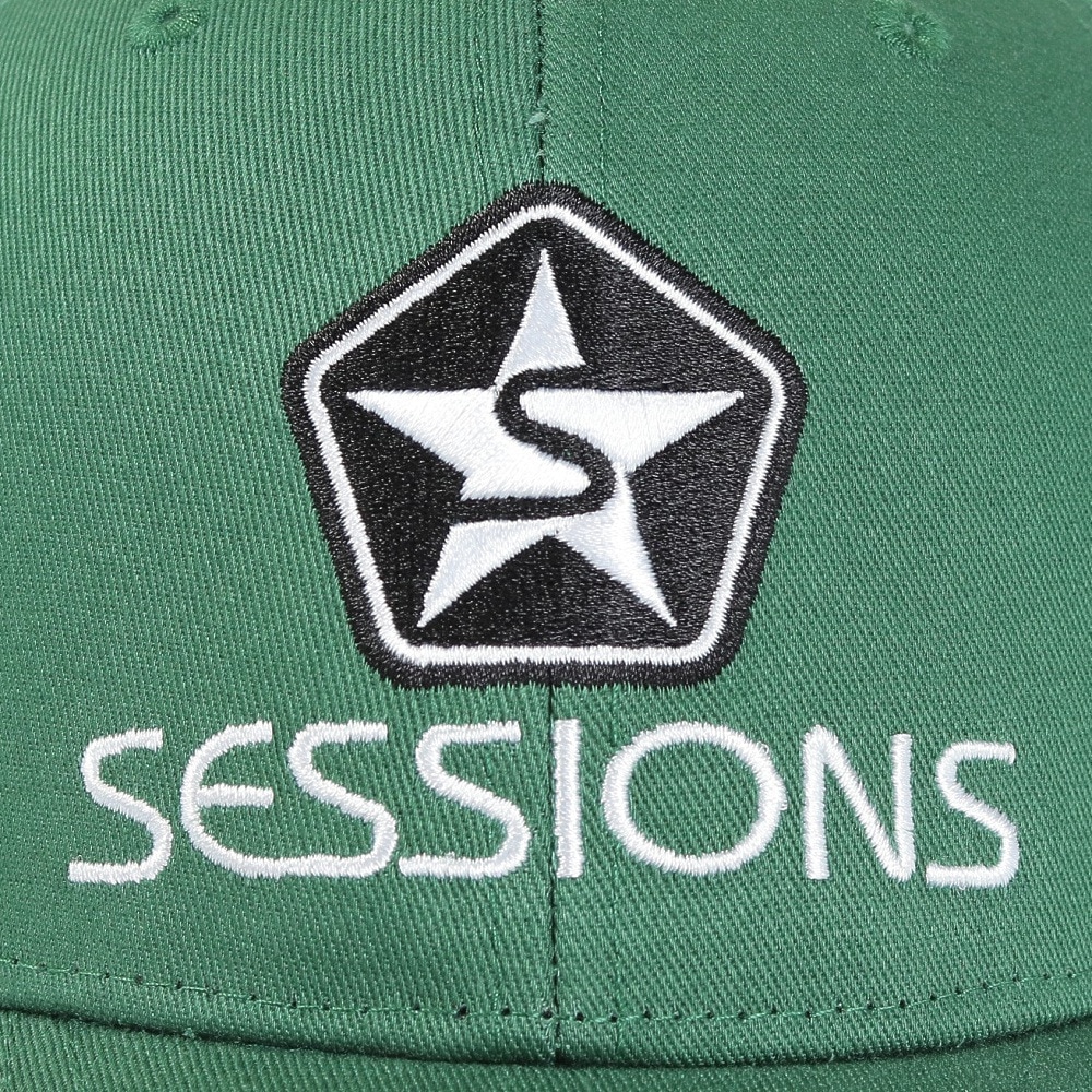 セッションズ（SESSIONS）（メンズ）PRE-CURVE キャップ 22100236 GRN 帽子