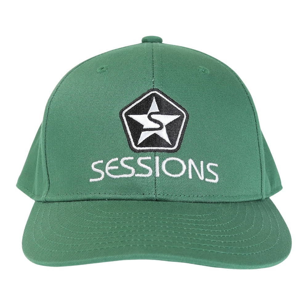セッションズ（SESSIONS）（メンズ）PRE-CURVE キャップ 22100236 GRN 帽子