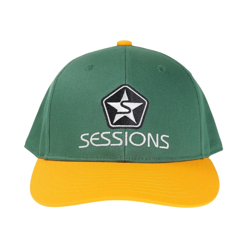 セッションズ（SESSIONS）（メンズ）PRE-CURVE キャップ 22100236 YEL 帽子