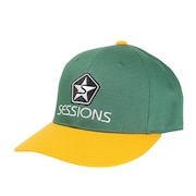 セッションズ（SESSIONS）（メンズ）PRE-CURVE キャップ 22100236 YEL 帽子