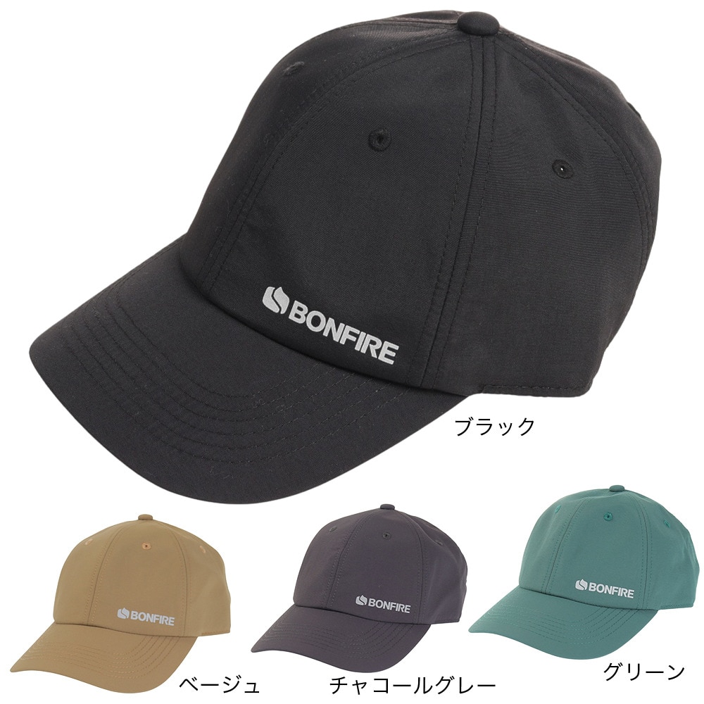 ボンファイア（Bonfire）（メンズ）ベーシックロゴ キャップ 20BNF3SST2269 BLK 帽子 冷感 吸汗速乾 消臭