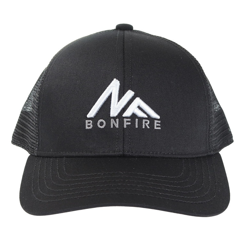 ボンファイア（Bonfire）（メンズ）MOUNTAIN ロゴ メッシュ キャップ 20BNF3SST2273 BLK 帽子 冷感 吸汗速乾 消臭
