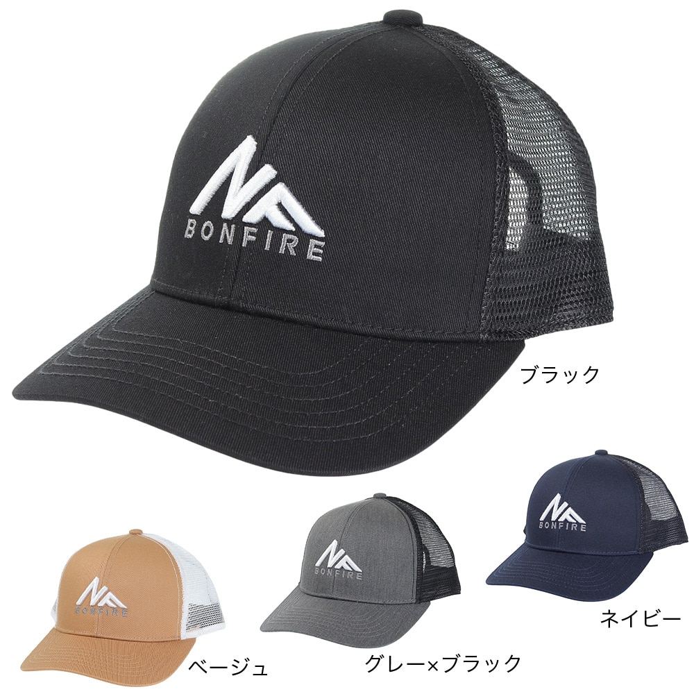 ボンファイア（Bonfire）（メンズ）マウンテンロゴ メッシュキャップ 20BNF3SST2273 NVY 帽子