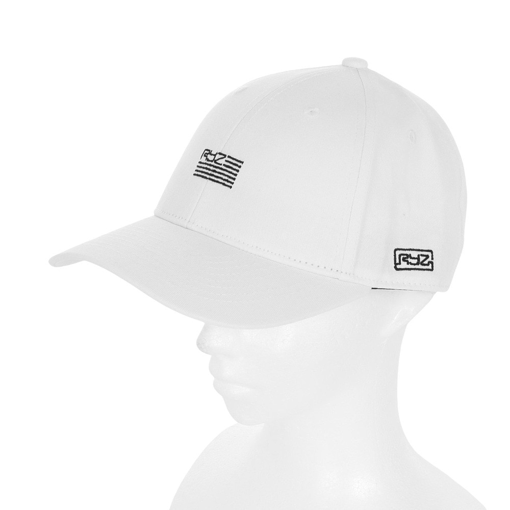 ライズ（RYZ）（メンズ、レディース）USA ロゴ キャップ RZ20ST23SS0028 WHT 帽子
