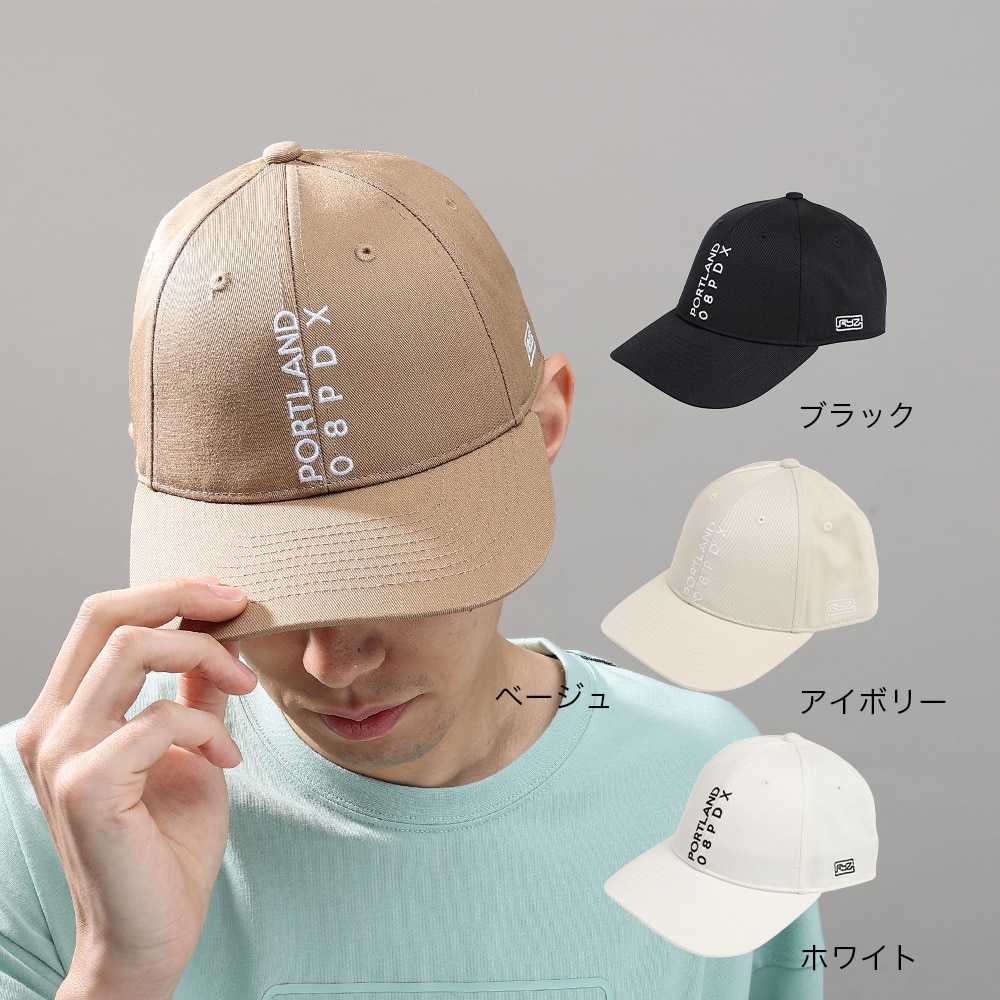 ライズ（RYZ）（メンズ、レディース）バーチカル ロゴ キャップ RZ20ST23SS0033 IVR 帽子