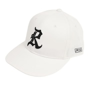 ライズ（RYZ）（メンズ、レディース）R-ロゴ PRE-CURVE キャップ RZ20ST23SS0036 WHT 帽子
