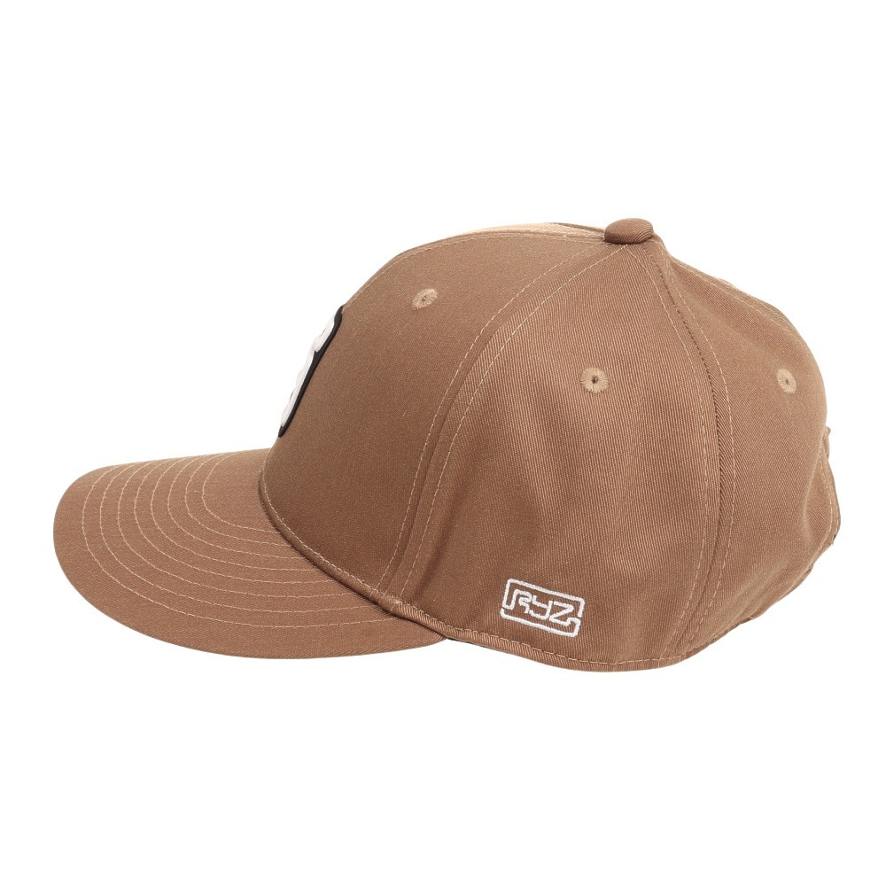 ライズ（RYZ）（メンズ、レディース）ワッペン PRE-CURVE キャップ RZ20ST23SS0038 BEG 帽子