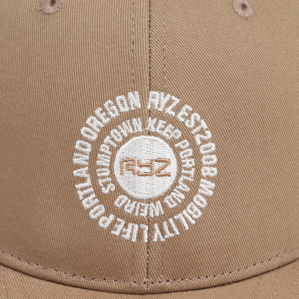 ライズ（RYZ）（メンズ、レディース）ダブル サークル ロゴ キャップ RZ20ST23SS0039 BEG 帽子