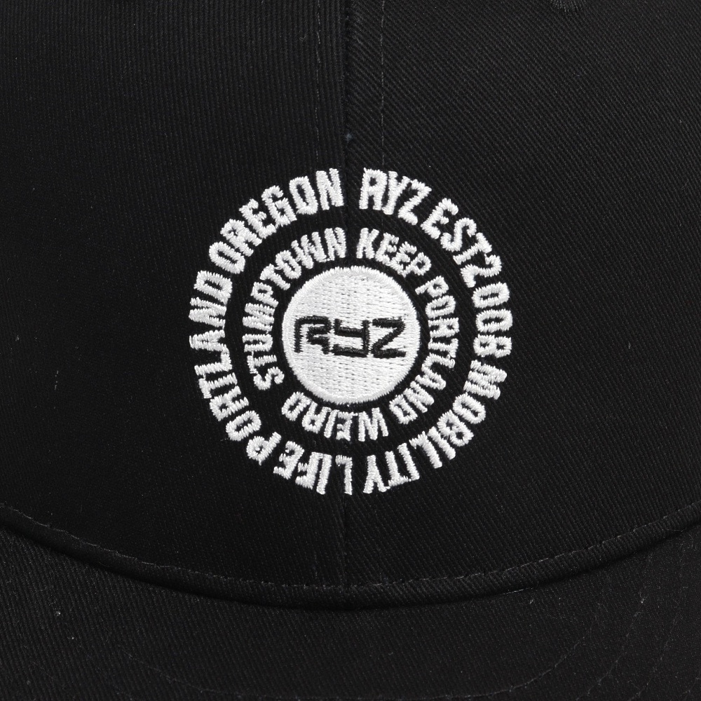 ライズ（RYZ）（メンズ、レディース）ダブル サークル ロゴ キャップ RZ20ST23SS0039 BLK 帽子