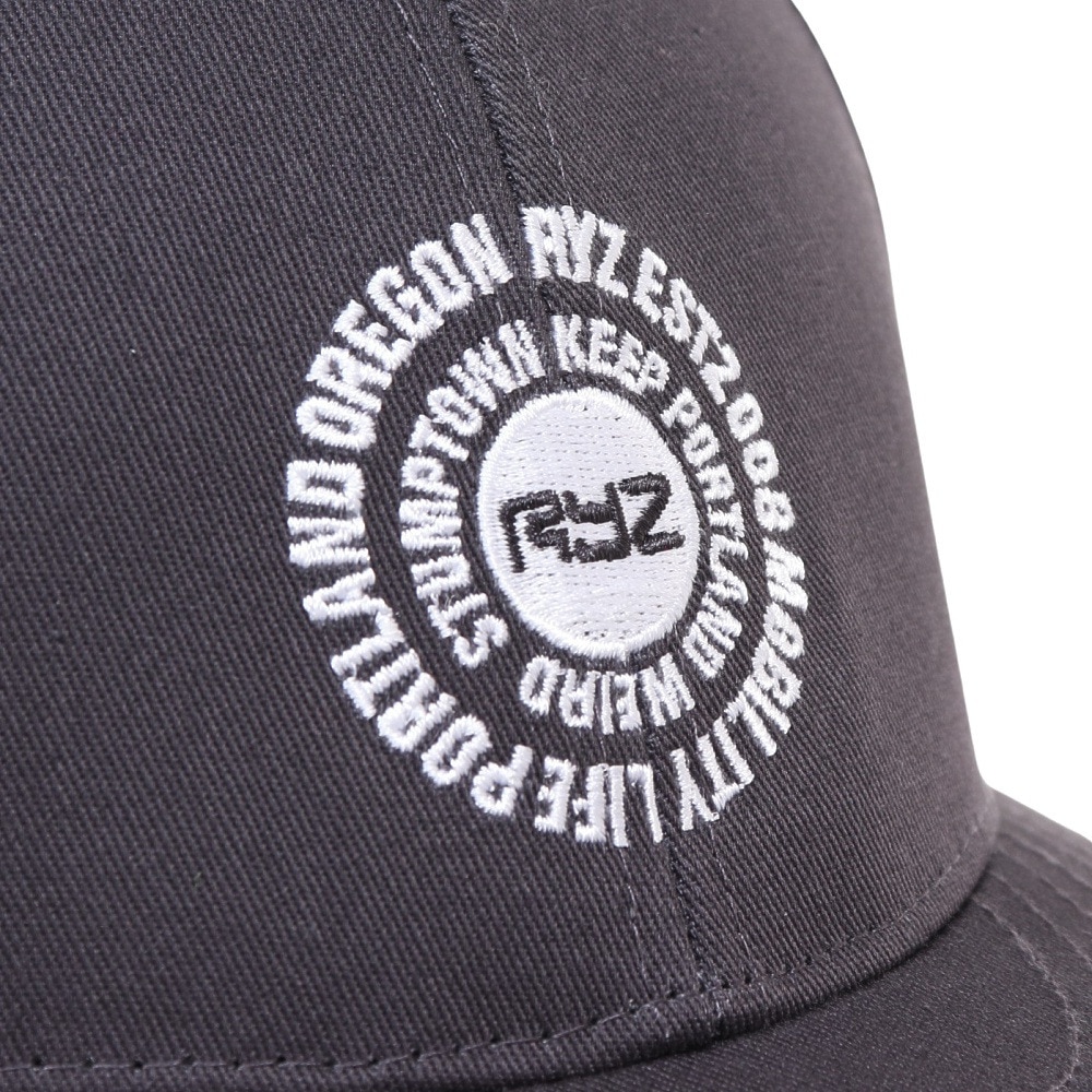 ライズ（RYZ）（メンズ、レディース）ダブル サークル ロゴ キャップ RZ20ST23SS0039 CGRY 帽子