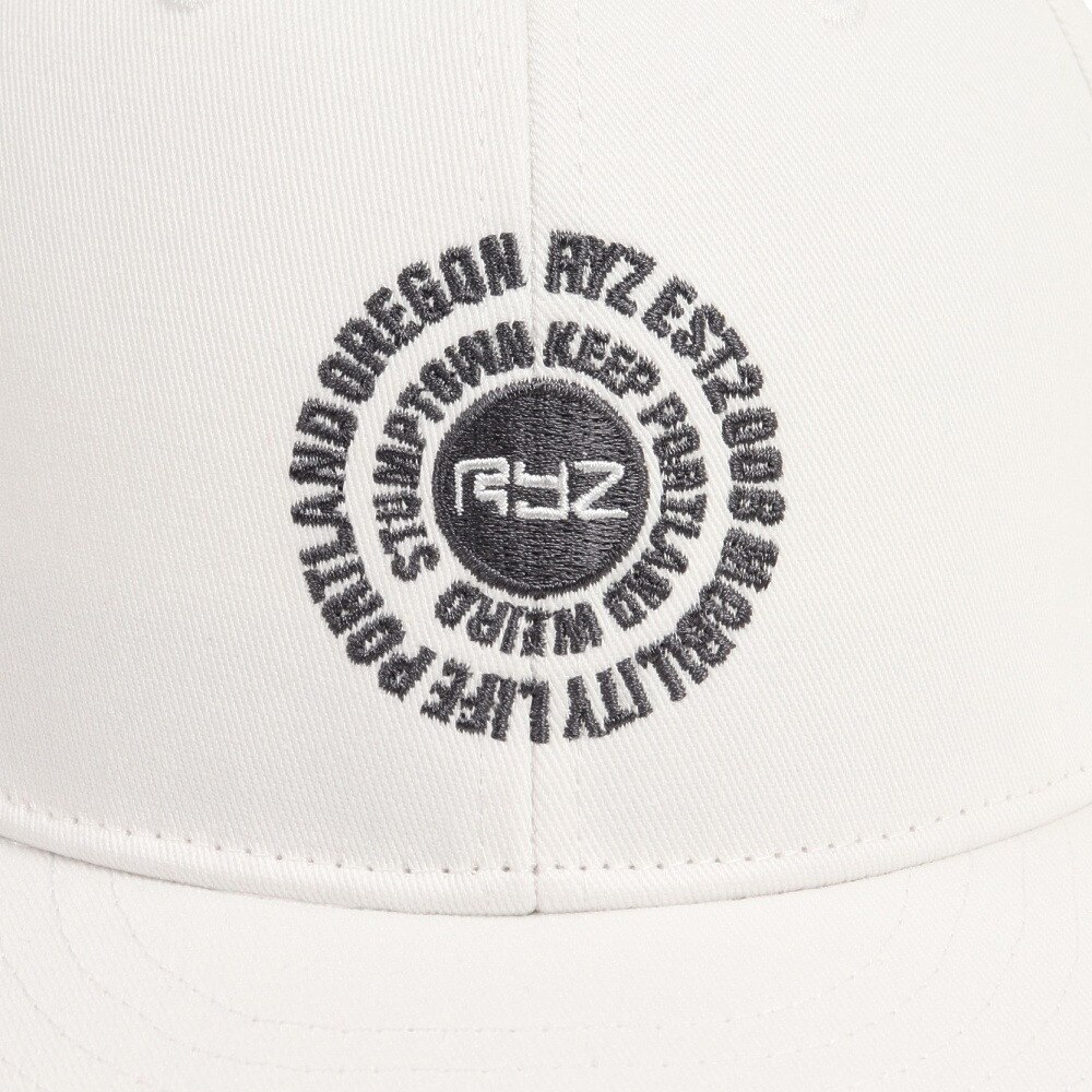 ライズ（RYZ）（メンズ、レディース）ダブル サークル ロゴ キャップ RZ20ST23SS0039 WHT 帽子