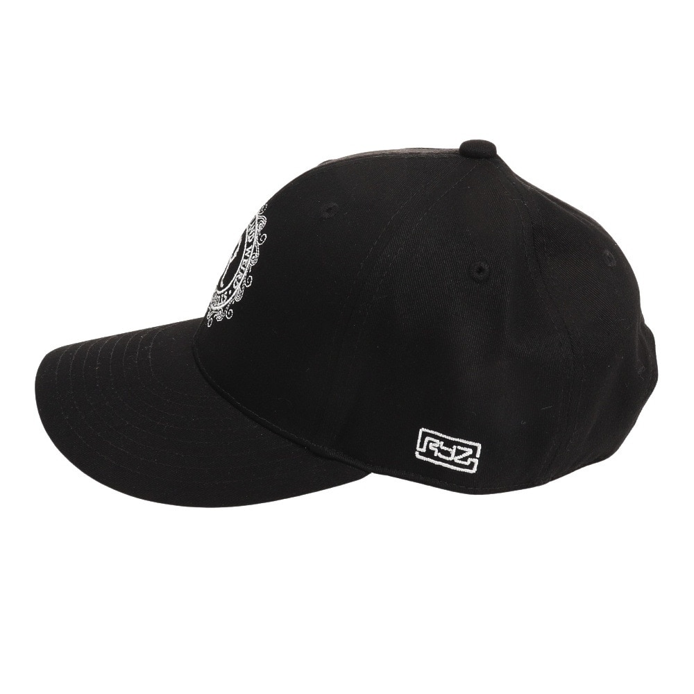 ライズ（RYZ）（メンズ、レディース）デコレーション ラウンド キャップ RZ20ST23SS0040 BLK 帽子