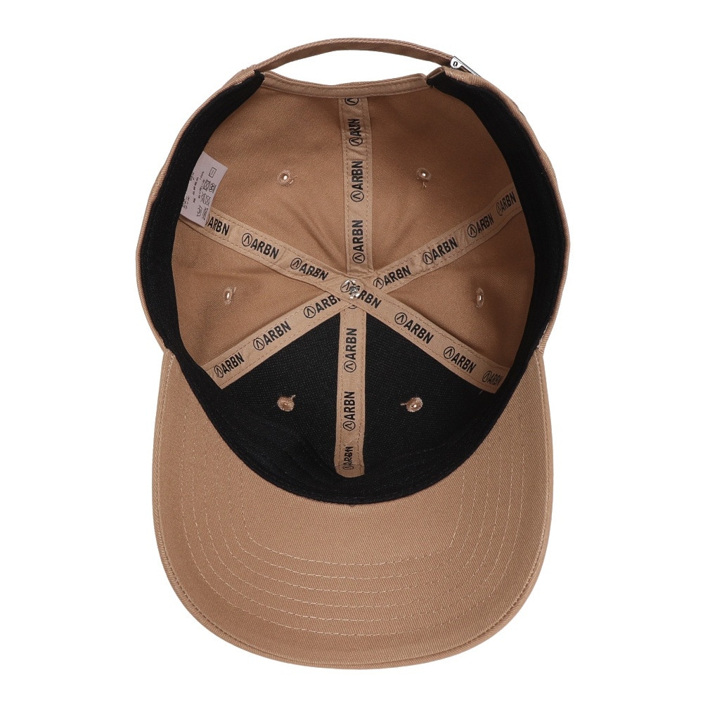 エアボーン（ARBN）（メンズ、レディース）ワッペン ロゴ キャップ AB2023SS-CAP001-BEG 帽子