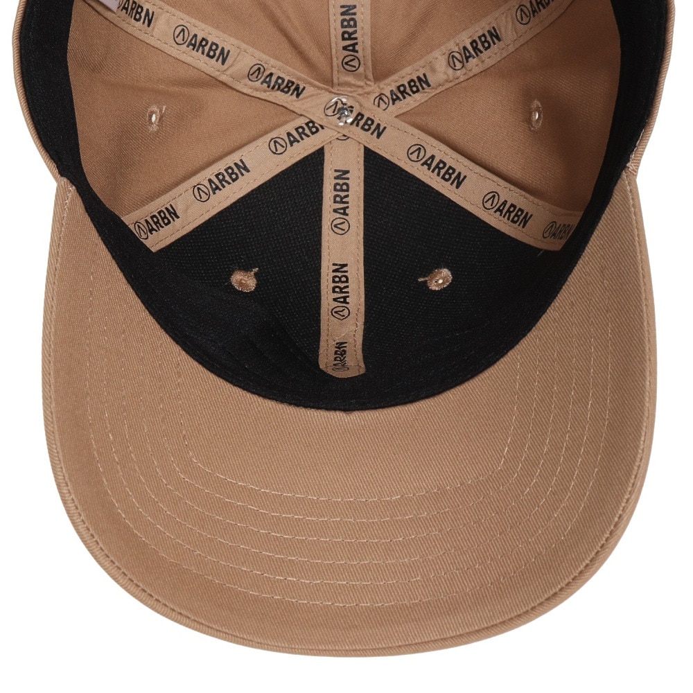 エアボーン（ARBN）（メンズ、レディース）ワッペン ロゴ キャップ AB2023SS-CAP001-BEG 帽子