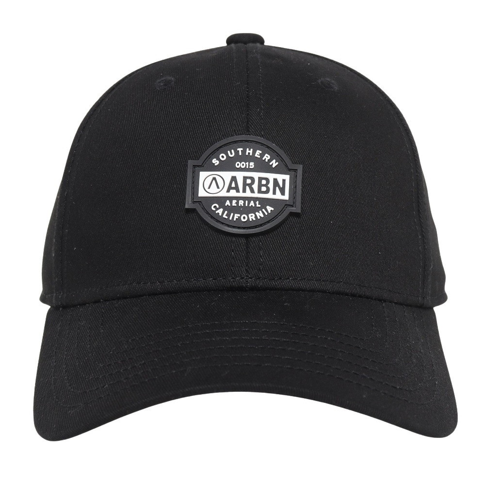 エアボーン（ARBN）（メンズ、レディース）ワッペン ロゴ キャップ AB2023SS-CAP001-BLK 帽子