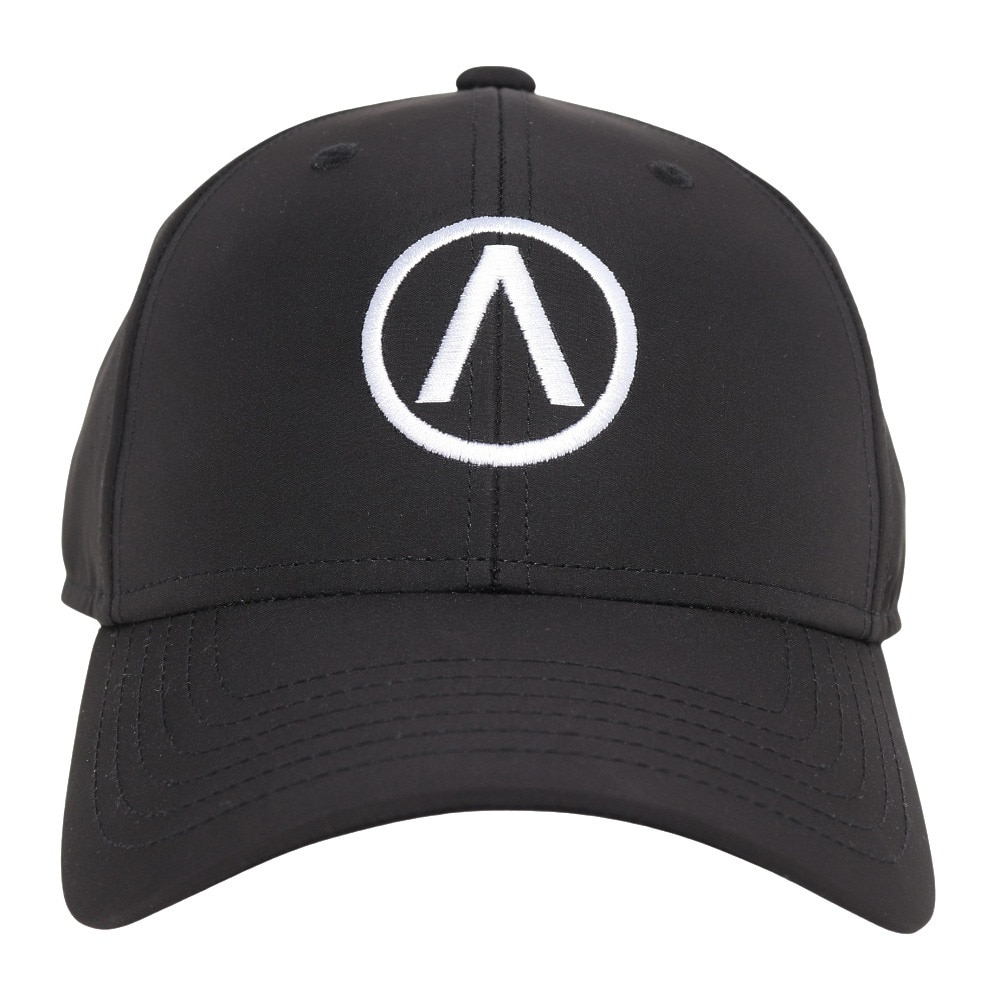 エアボーン（ARBN）（メンズ、レディース）サークル ロゴ メッシュキャップ AB2023SS-CAP002-BLK 帽子