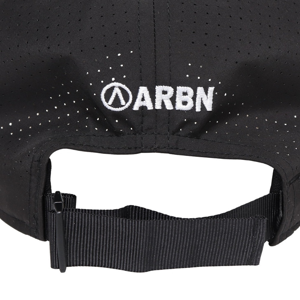 エアボーン（ARBN）（メンズ、レディース）サークル ロゴ メッシュキャップ AB2023SS-CAP002-BLK 帽子