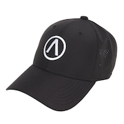 エアボーン（ARBN）（メンズ、レディース）サークル ロゴ メッシュキャップ AB2023SS-CAP002-BLK 帽子